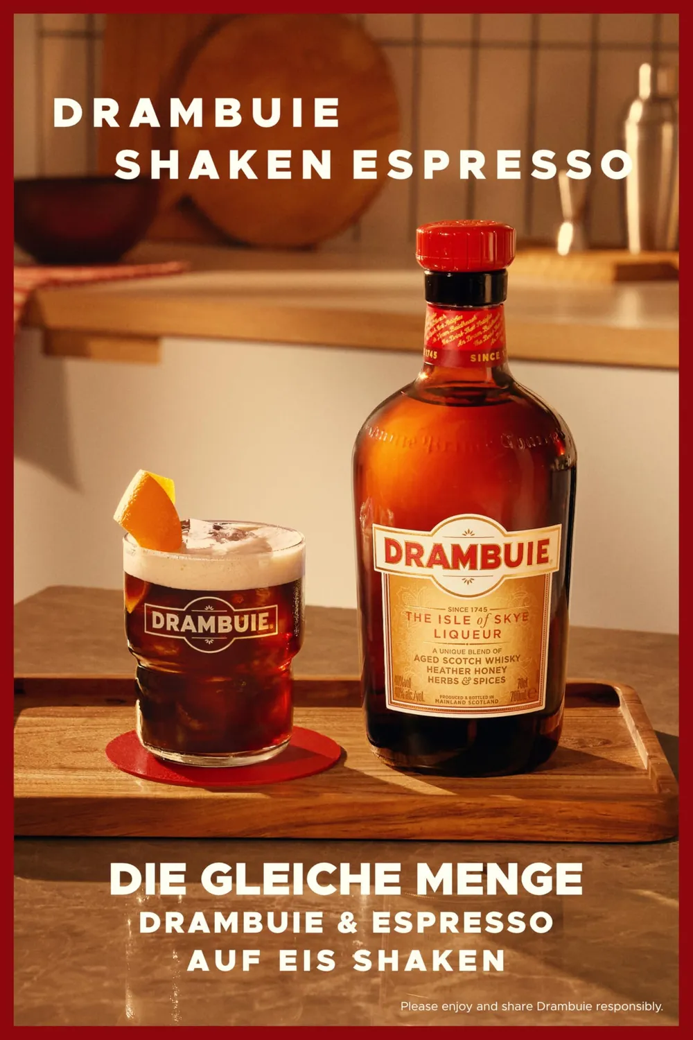 Drambuie Whisky Likör 0,7 l 40% mit Heidehonig