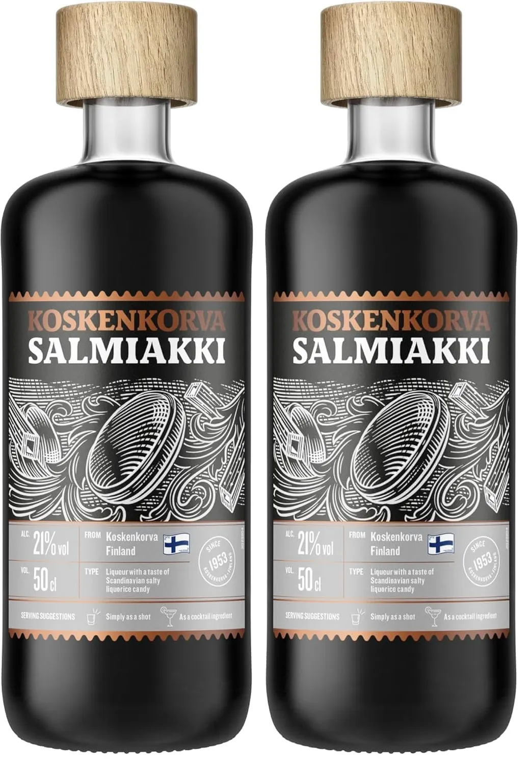 Koskenkorva Rhubarb Likör 0,5l Rhabarber