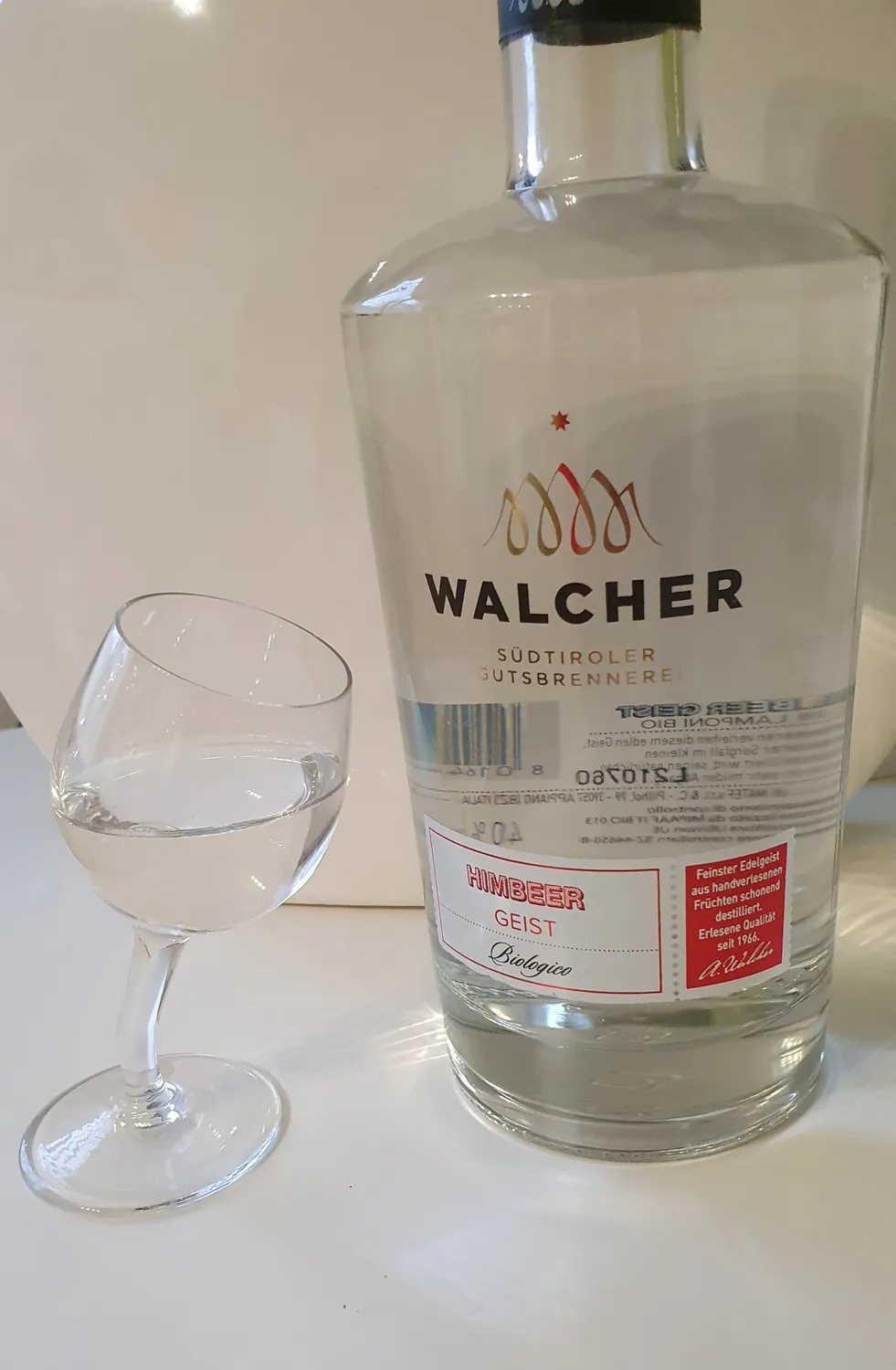 Walcher Bio Himbeergeist Obstbrand 0,7l Waldhimbeere