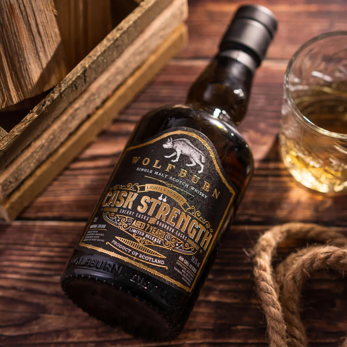 Wolfburn Cask Strength Single Malt Whisky 0,7l 58,2%