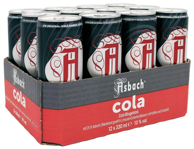 Asbach Cola Longdrink Dose 12x0,33 l Mix