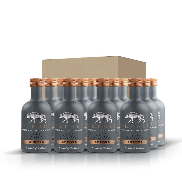 Wolfburn Aurora Single Malt Whisky 12x5cl 46% Miniatur