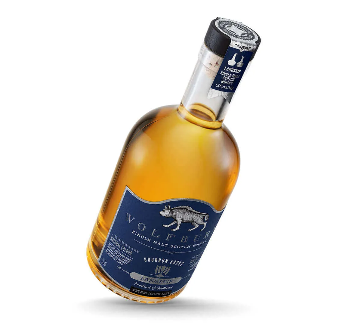 Wolfburn Langskip Single Malt Whisky 35cl Bourbon 58% vol.