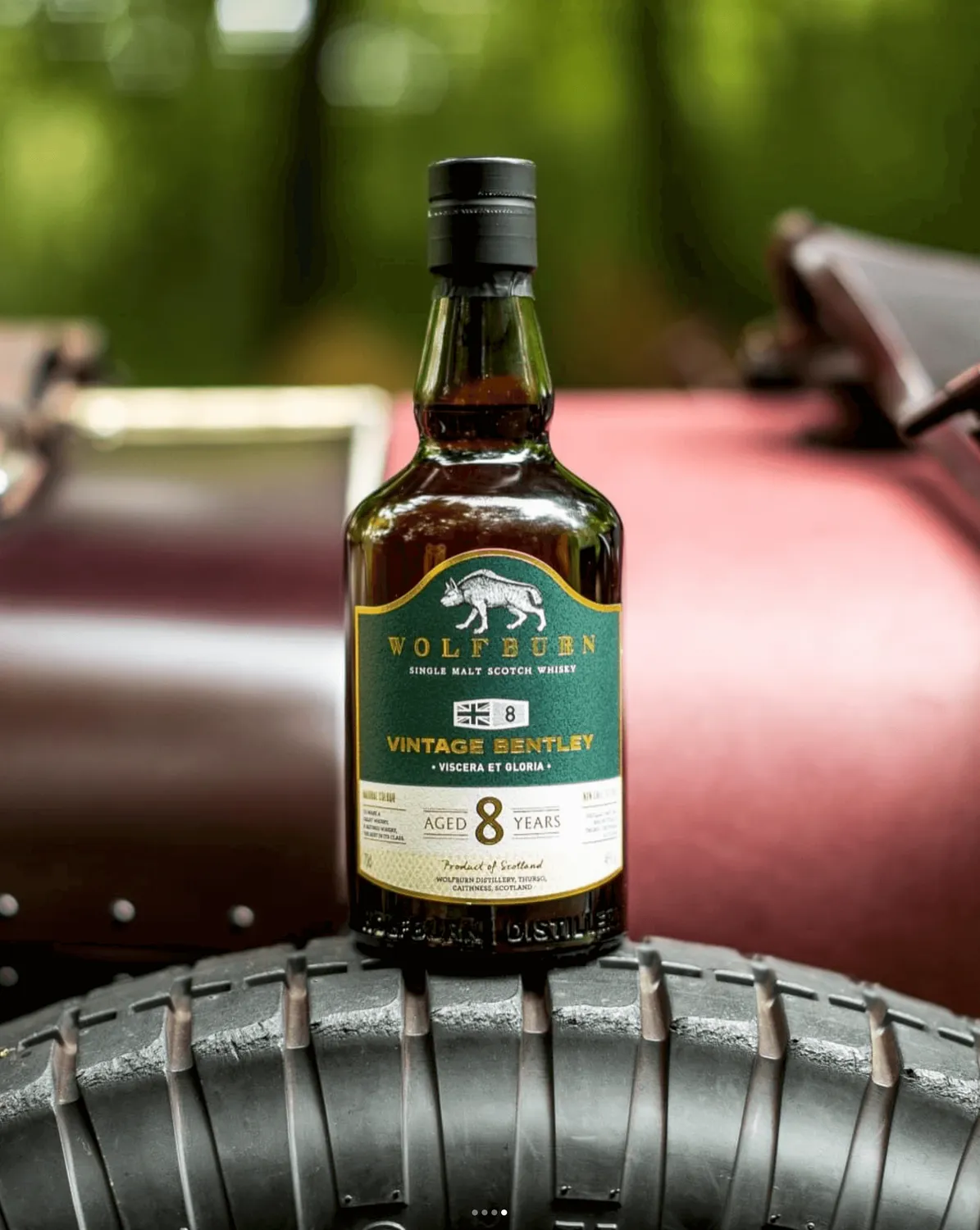 Wolfburn Vintage Bentley 8 Single Malt Whisky 0,7l Bourbonfass
