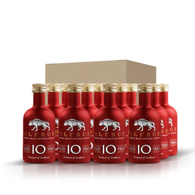 Wolfburn 10 Jahre Single Malt Whisky Miniaturen 12x5cl 46%