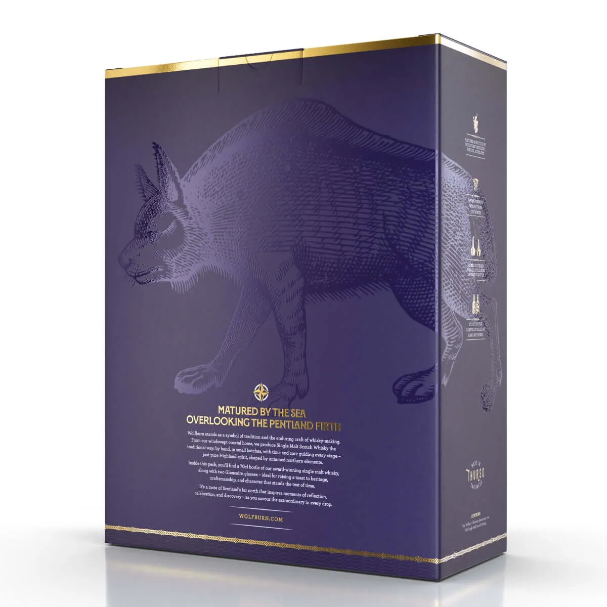 Wolfburn Partridge in a Pear Tree Whisky Geschenkset 0,7 l mit Gläsern