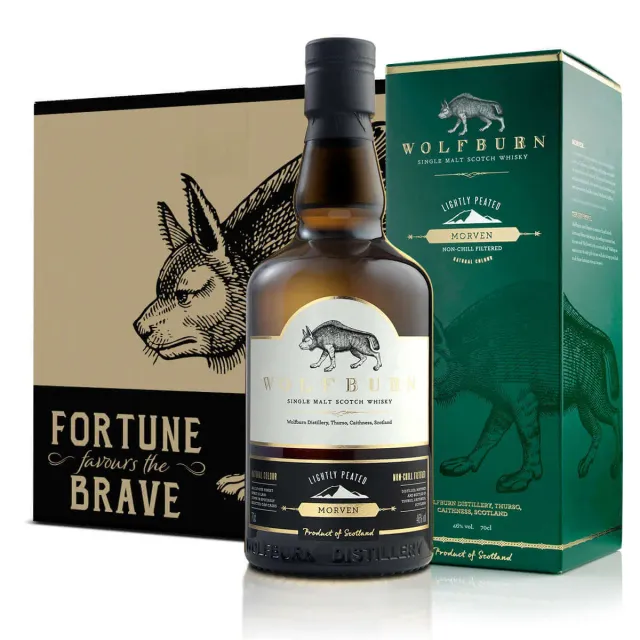 Wolfburn Morven Single Malt Whisky 6x0,7l 46% leicht getorft