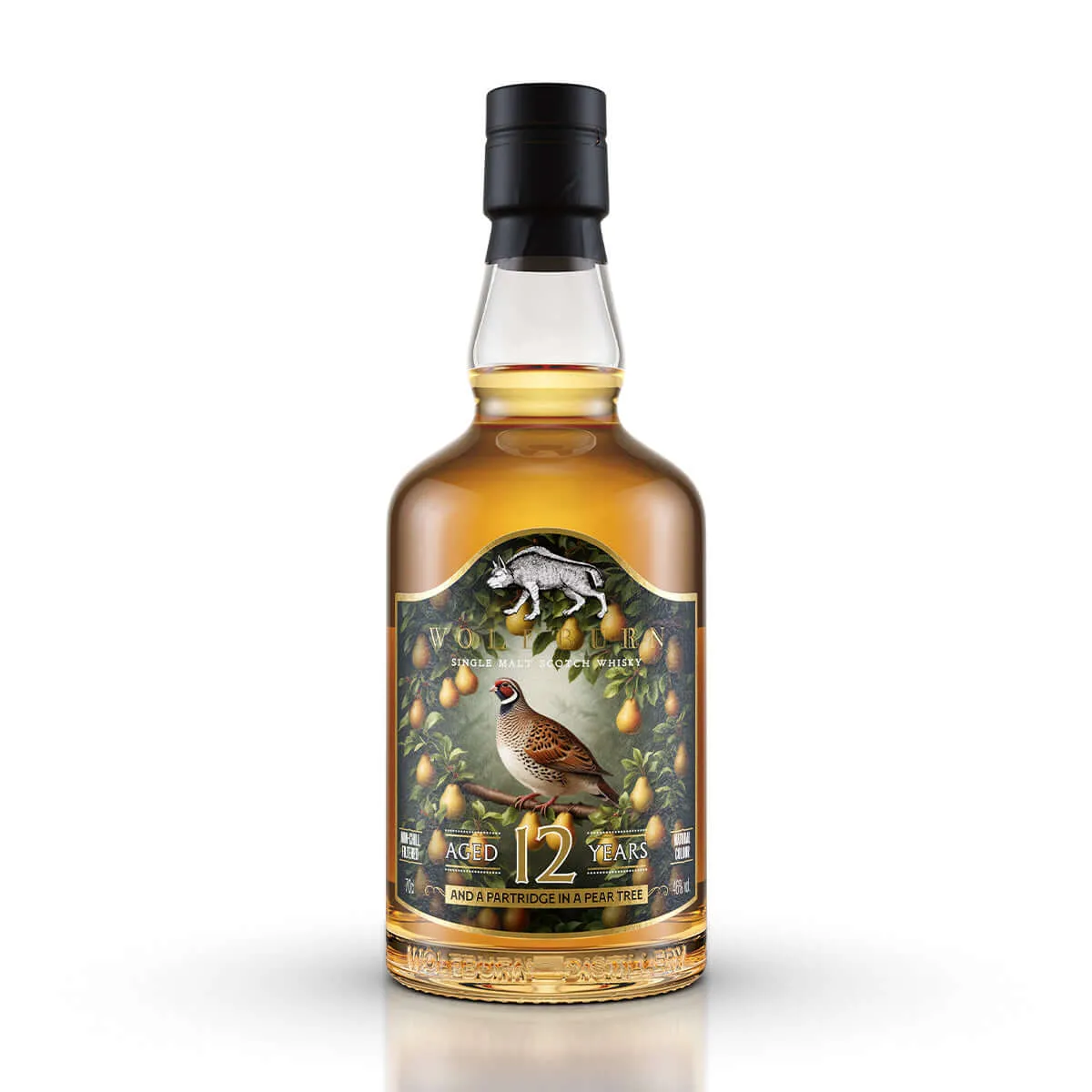 Wolfburn Partridge in a Pear Tree Whisky Geschenkset 0,7 l mit Gläsern