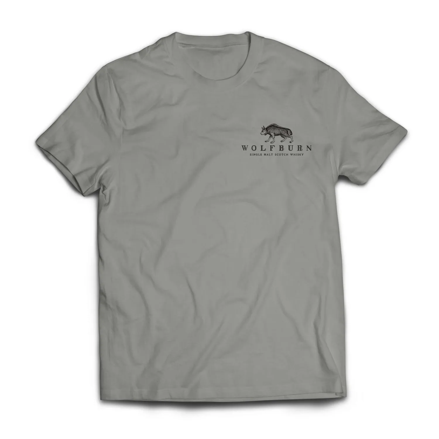 Wolfburn Fiercely Independent T-Shirt Grau