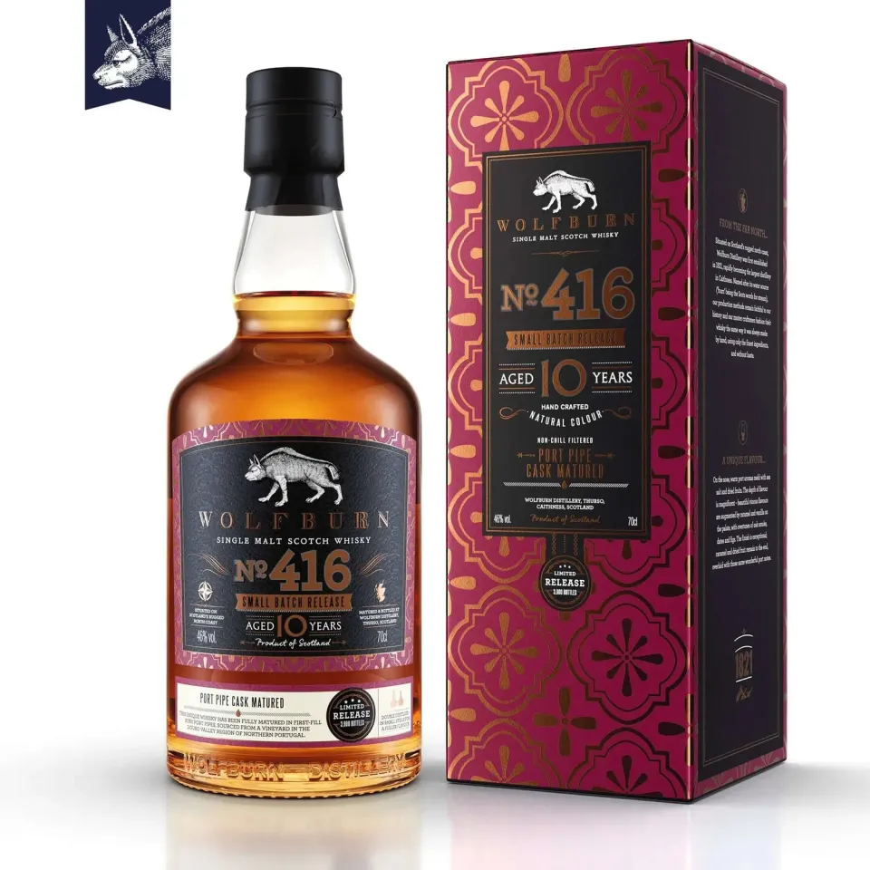 Wolfburn Small Batch 416 Single Malt Whisky 0,7l 10 Jahre