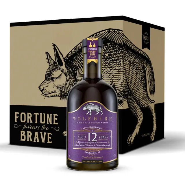 Wolfburn 12 Jahre Single Malt Whisky 6x 0,35l im Case